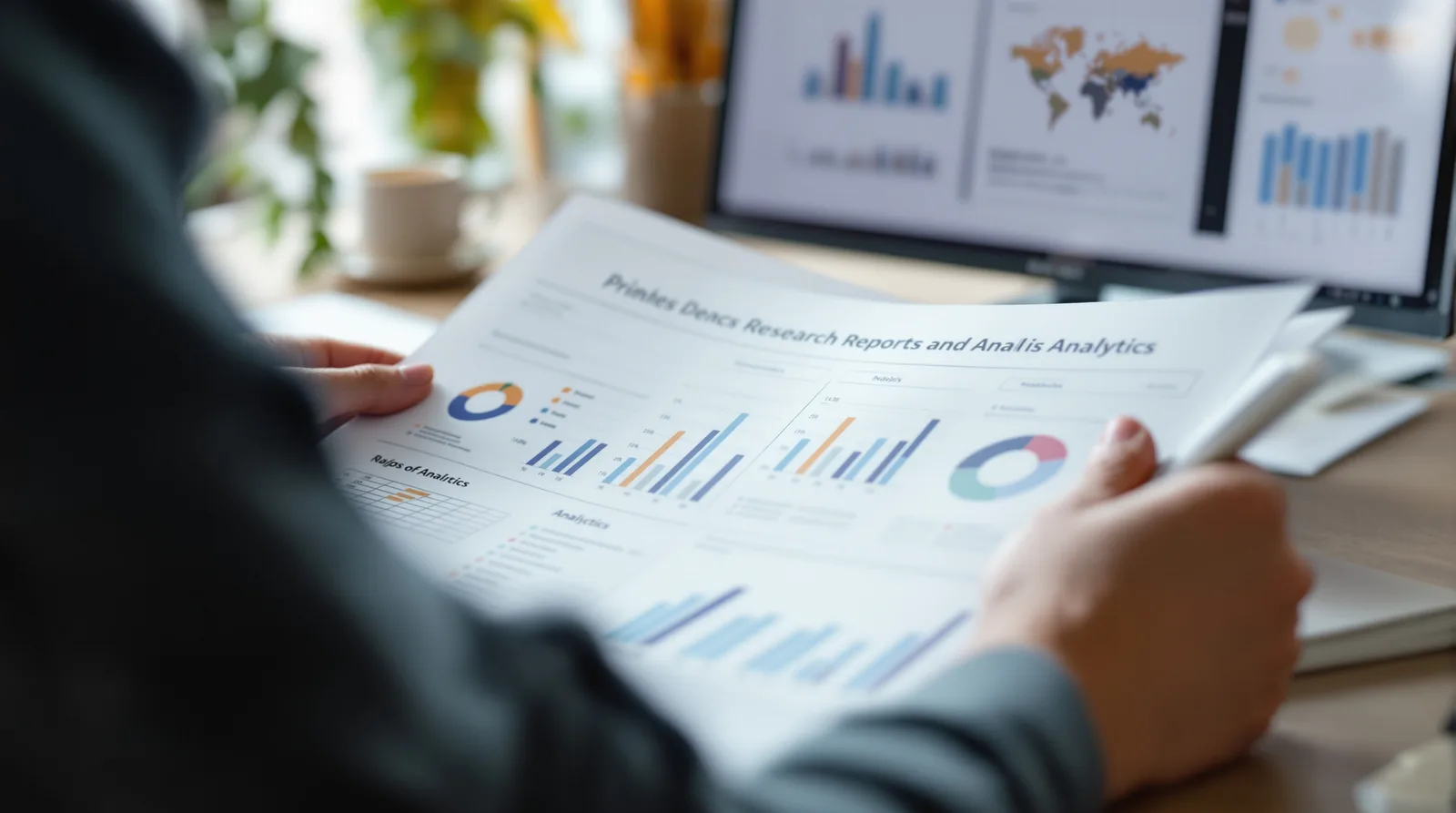Monthly social media performance report with reach and conversion metrics